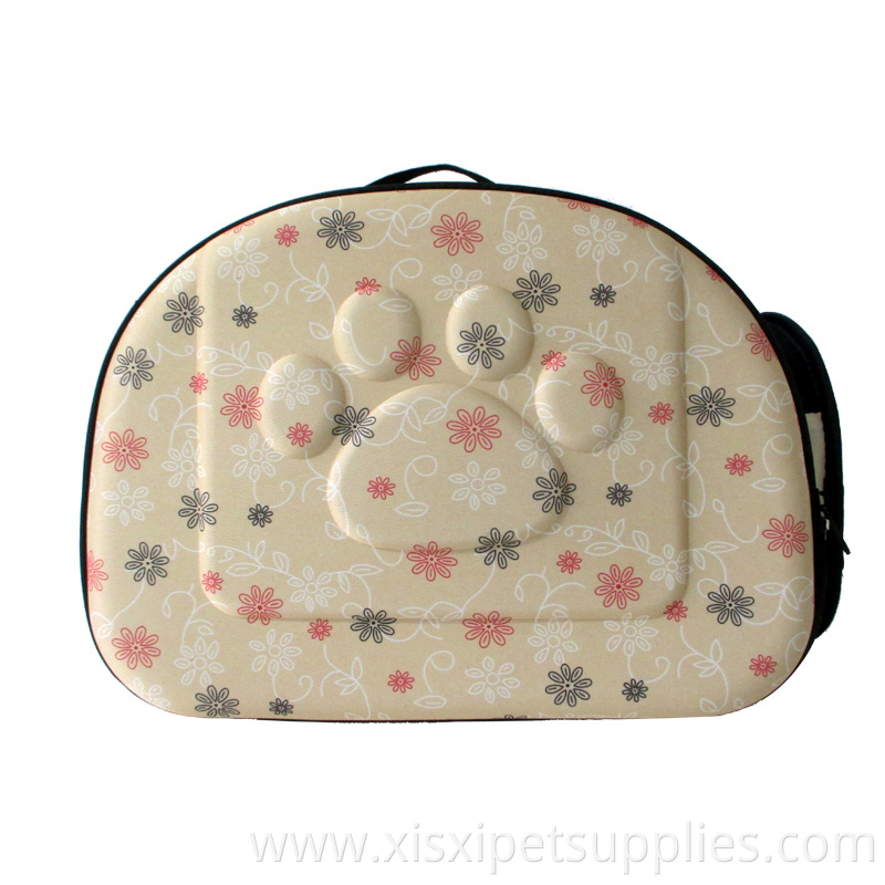 Designer Unique Airline Approved Outdoor Plastic Foldable Cat Dog Pet Travel Tote Bag Carriers